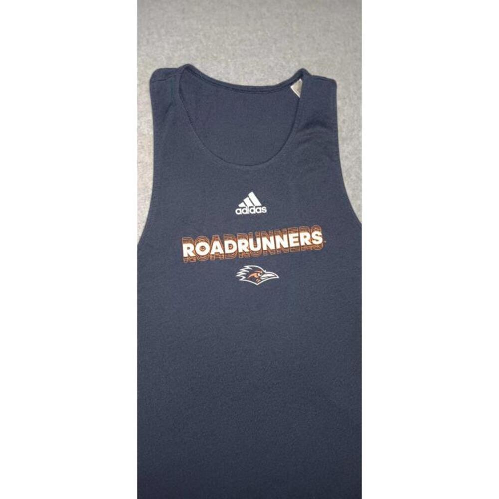 Adidas Road Runners Razorback Tank Top Womens Size Large Navy Blue Sports... - Picture 2 of 9